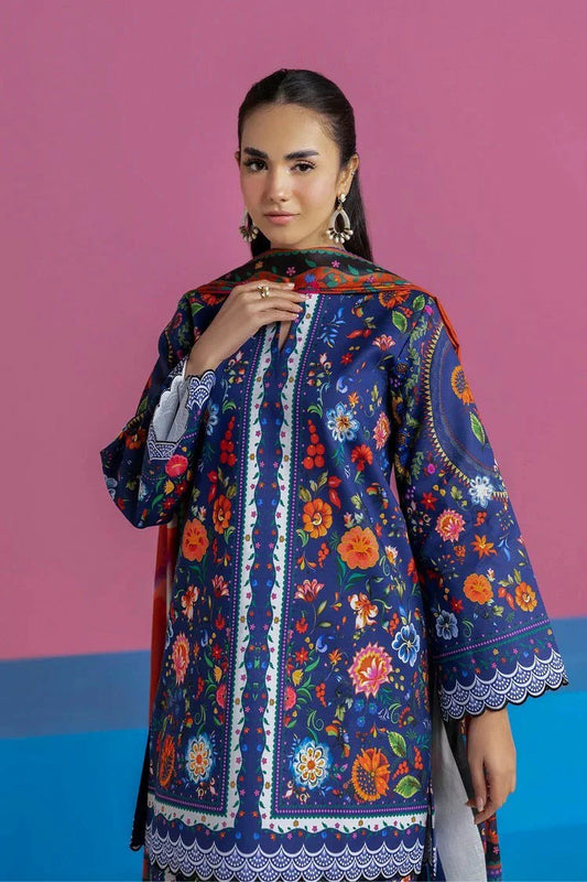 Royal Indigo Floral 3-Piece