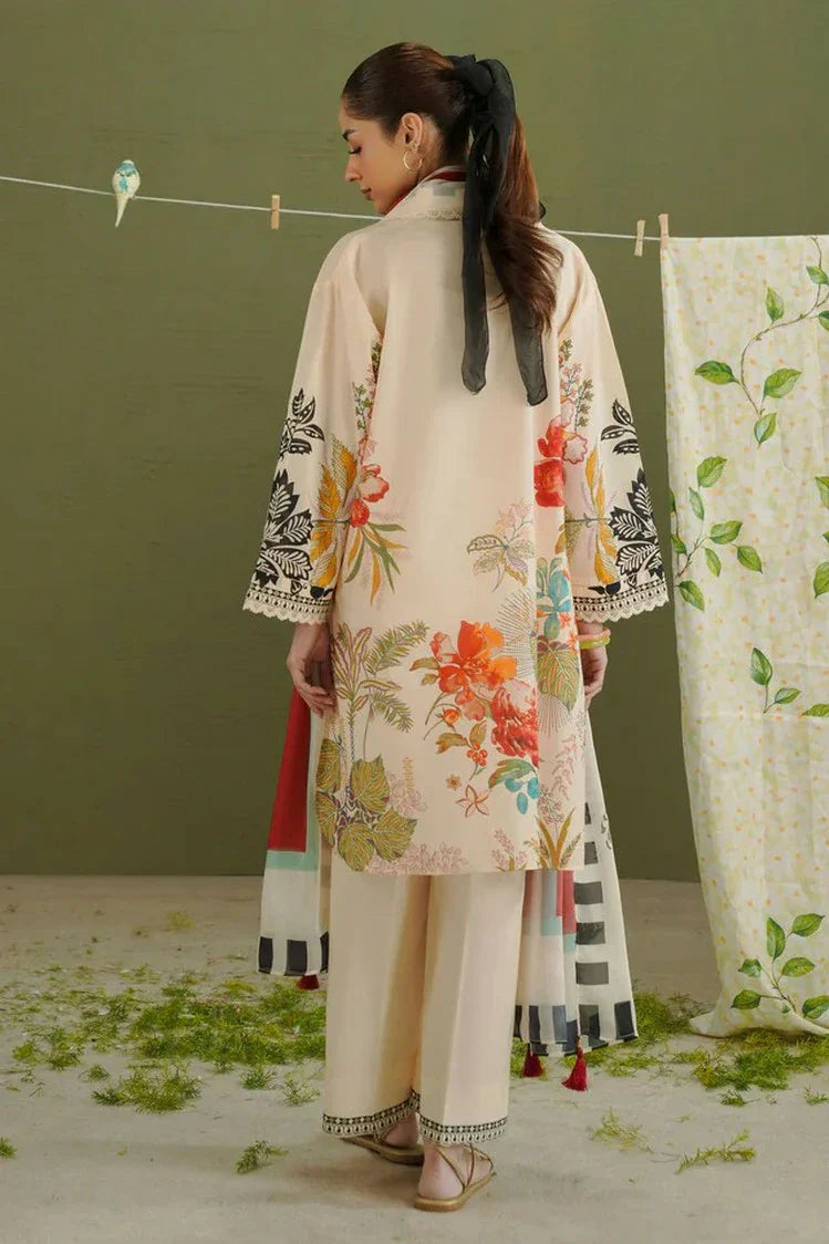 Ivory Floral Mist 3-Piece