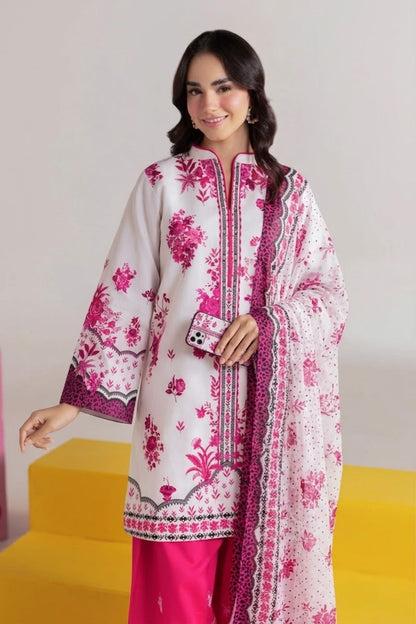 Magenta Bloom 3-Piece Suit
