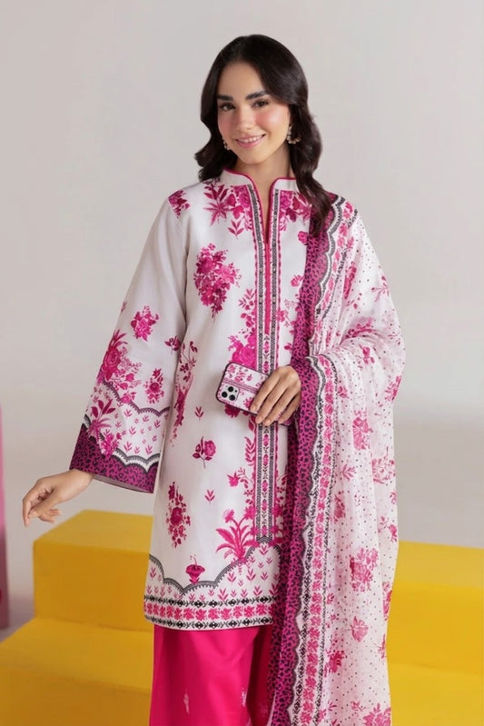 Magenta Bloom 3-Piece Suit