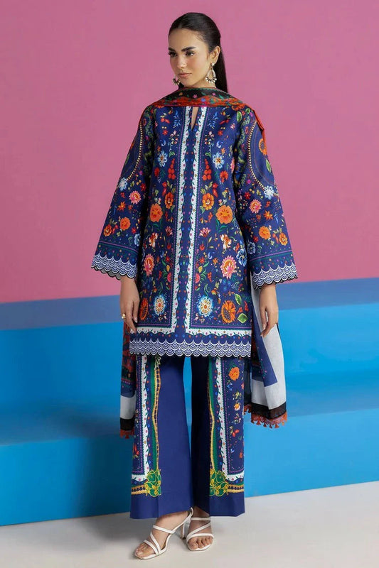 Royal Indigo Floral 3-Piece