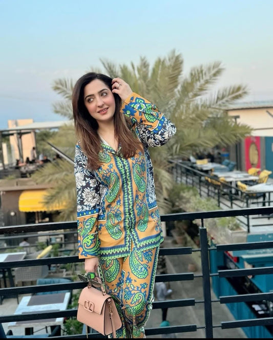 Mustard Paisley 3-Piece