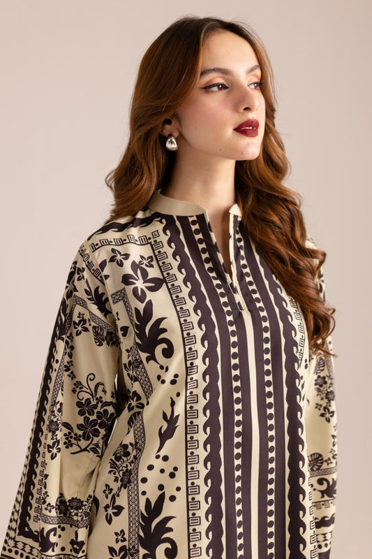 Sepia Damask 3-Piece