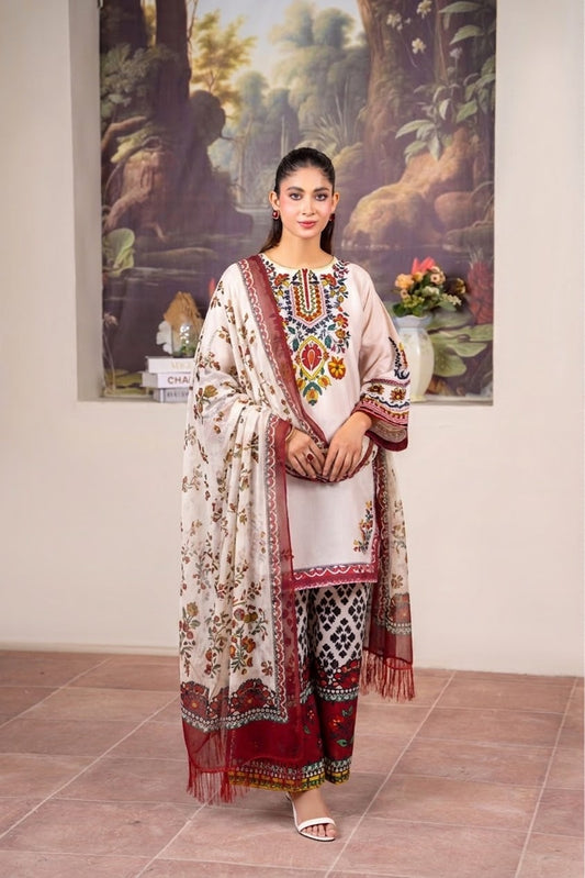 Crimson Motif 3-Piece