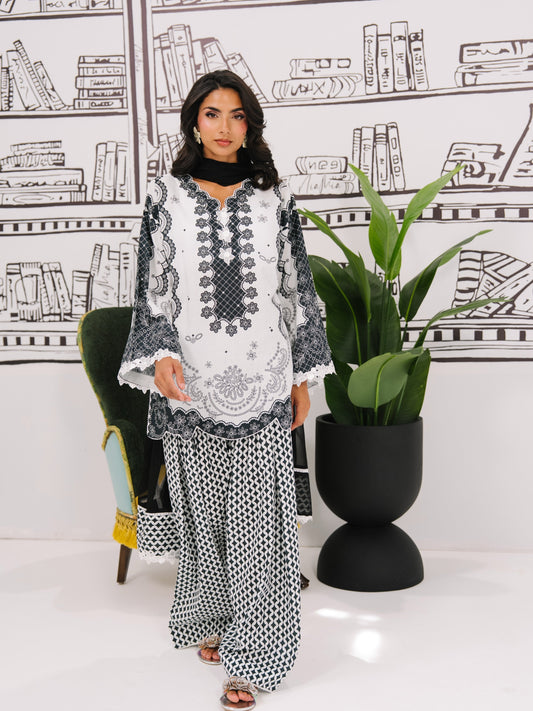 Vanilla-Monochrome Elegance 3-Piece