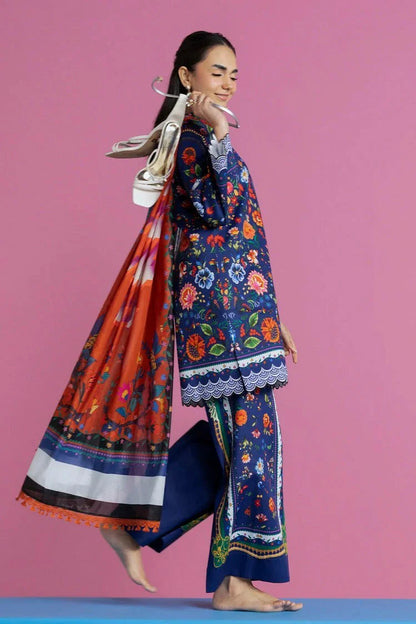 Royal Indigo Floral 3-Piece