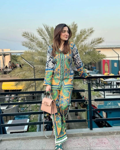 Mustard Paisley 3-Piece