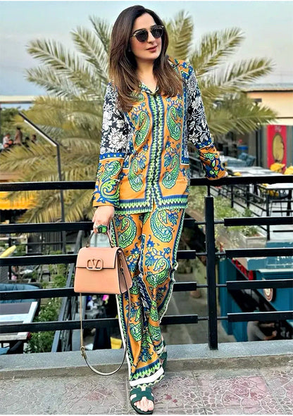 Mustard Paisley 3-Piece